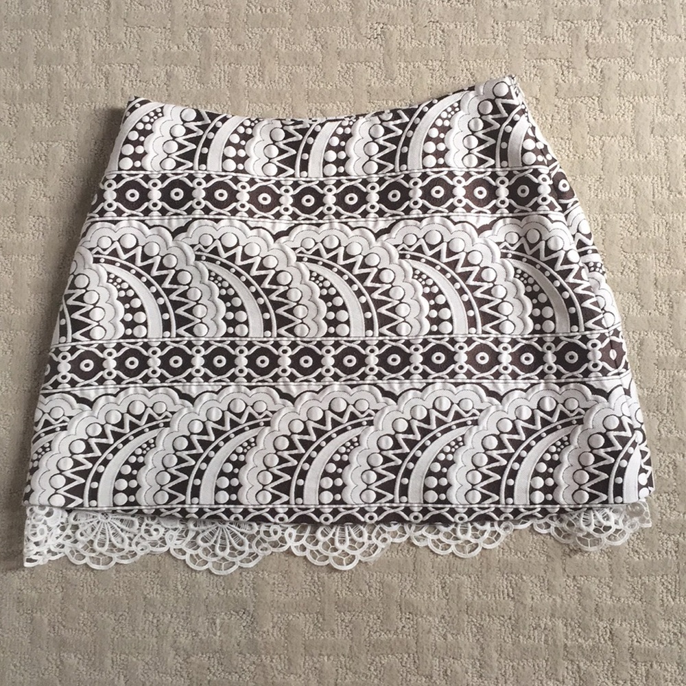 Textured Cynthia Rowley Mini Skirt